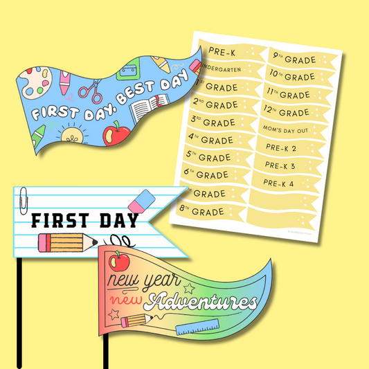 Back to School Pennant Flags