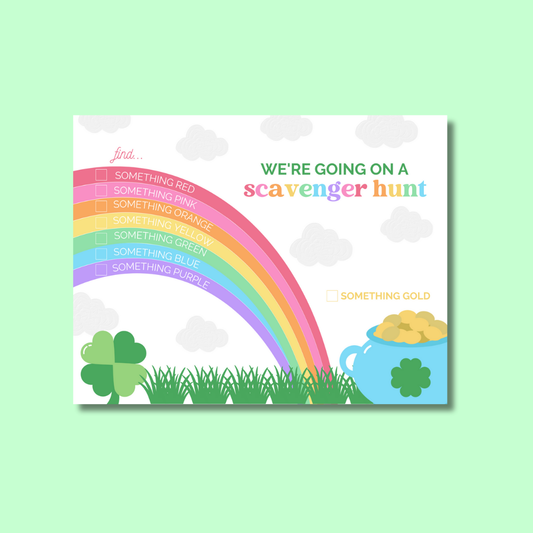 Rainbow Scavenger Hunt