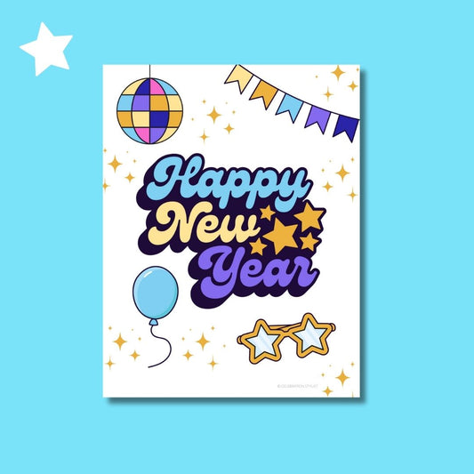 Happy New Year Print
