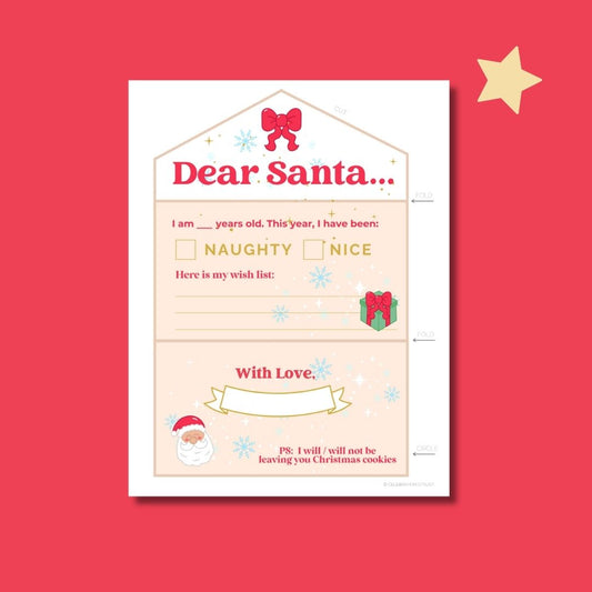 Letter to Santa Template