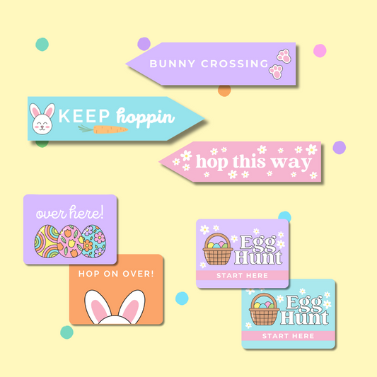 Egg Hunt Signs