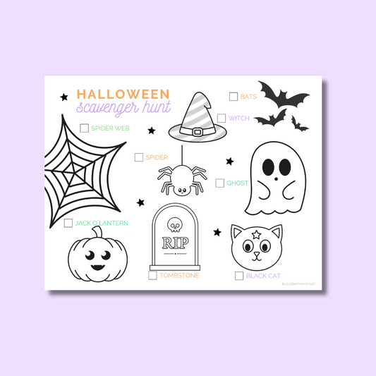 Halloween Scavenger Hunt