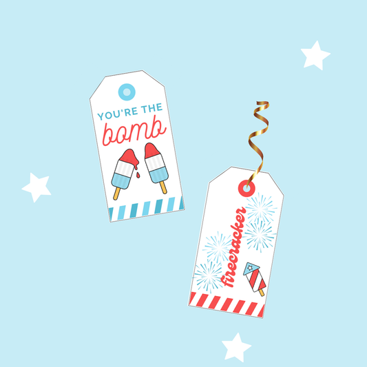 4th of July Gift Tags