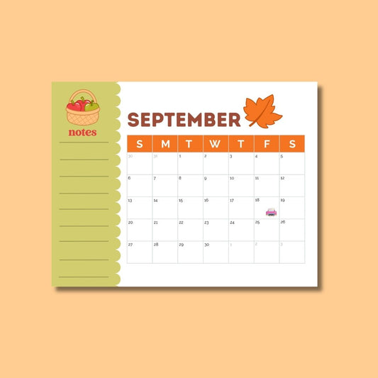 September Calendar