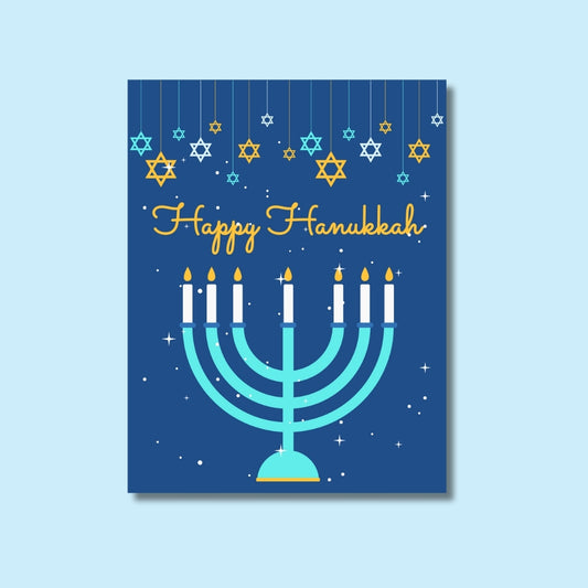 Happy Hanukkah Sign