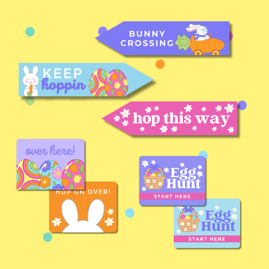 Egg Hunt Signs