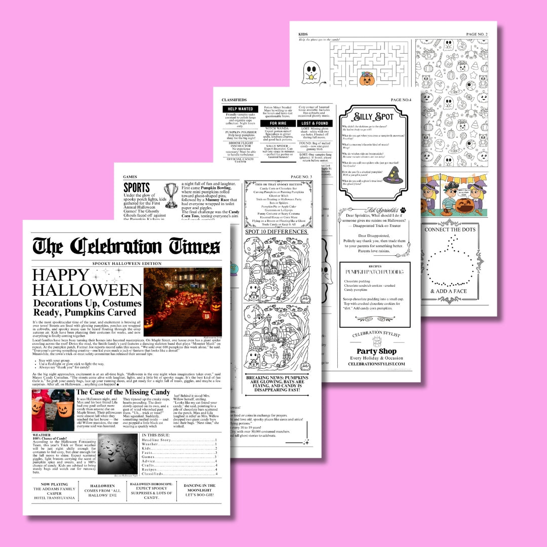 The Celebration Times Holiday Newspaper Delivery - Annual