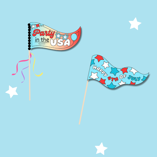 4th of July Flags and Pennants