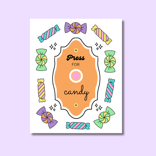 Halloween Doorbell 8x10 Print