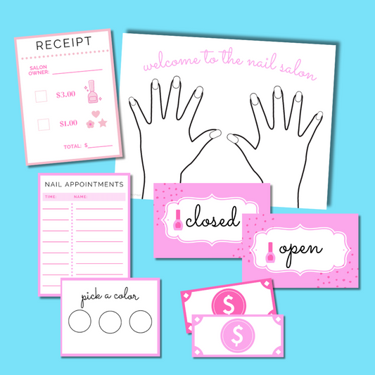 Nail Salon Activity Set