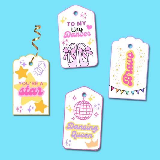 Dance Recital Gift Tags