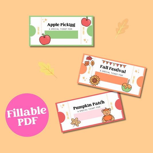 Fall Activity Tickets