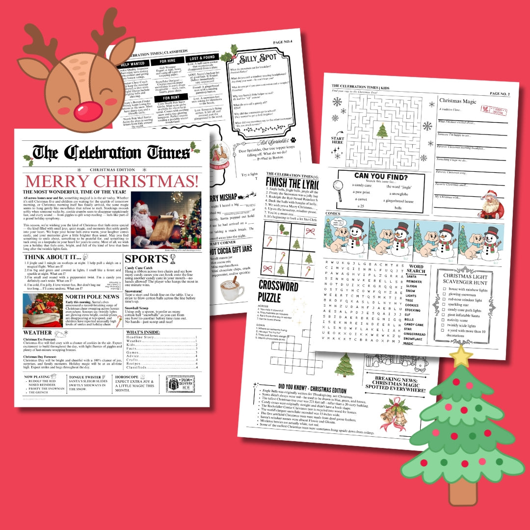 Christmas Newspaper Delivered