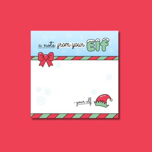 Elf Sticky Notes