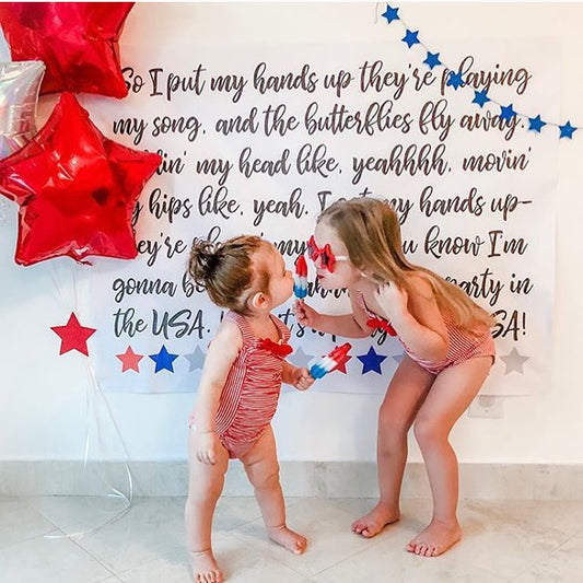 Oversized 4th of July Backdrop
